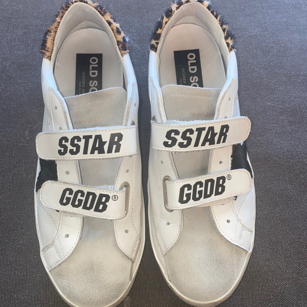 Golden goose sneakers - like new. Worn twice